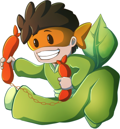 Grillninjas Maskottchen Minzo